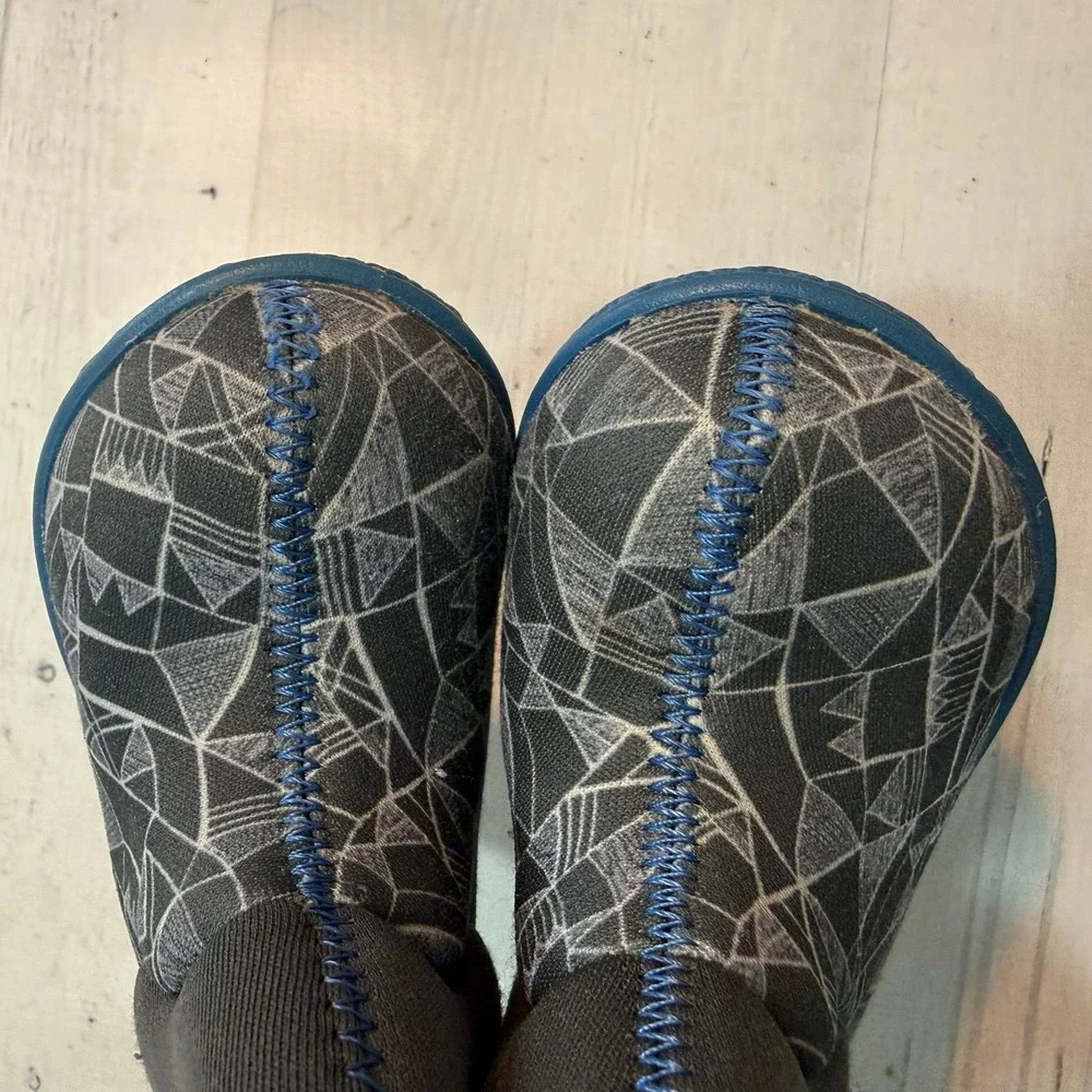 Bogs baby bogs boots blue grey‎ infant size 4